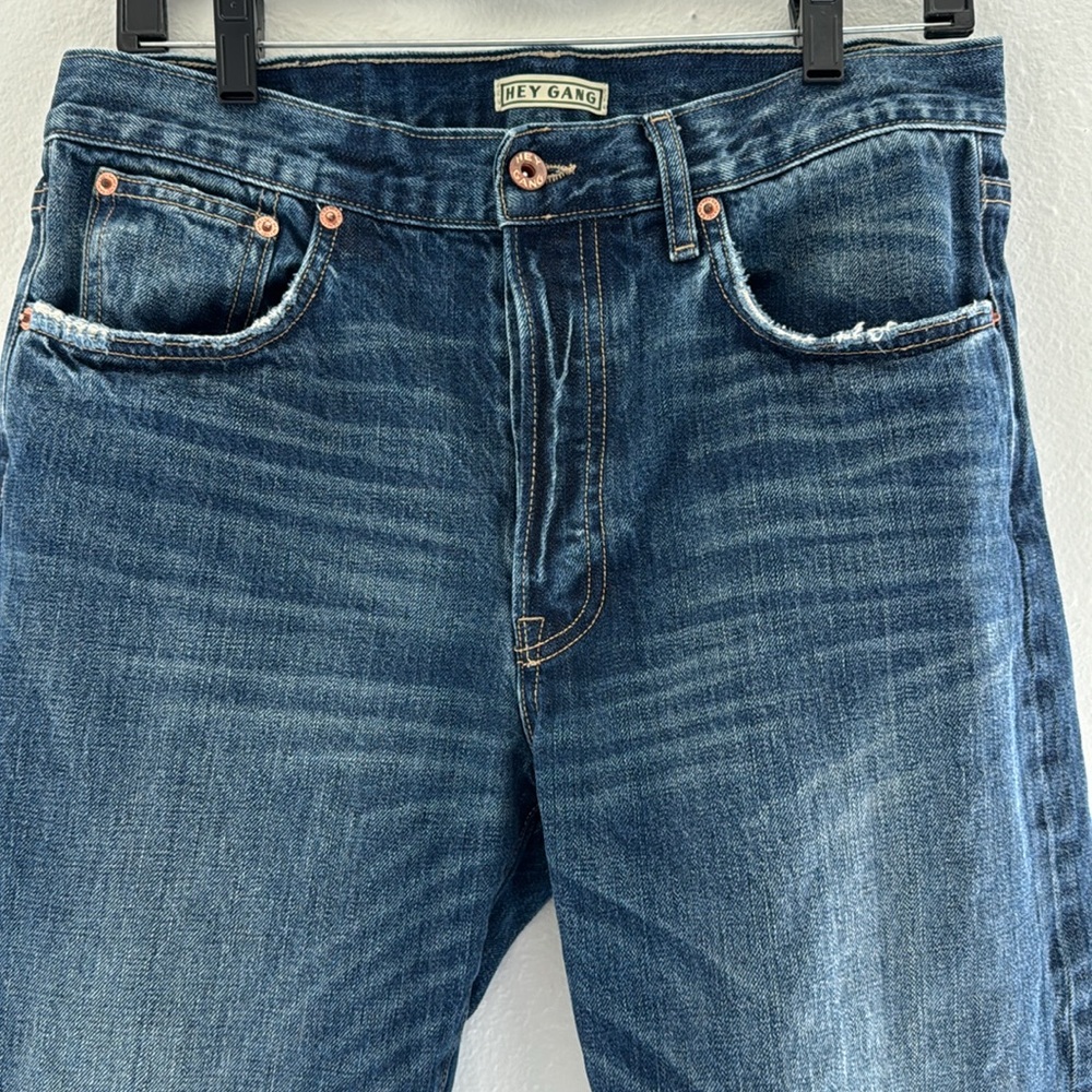 Hey Gang The Loose Crop Jeans in Richman Wash - Picture 2 of 13